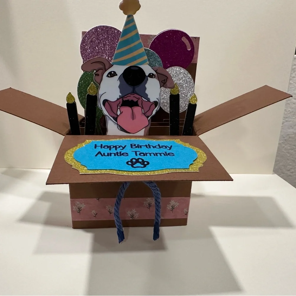 Custom Birthday  Pop-Up Card‎